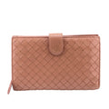 Bottega Veneta Intrecciato Pink Intrecciato Wallet (Bi-Fold) (Pre-Owned)