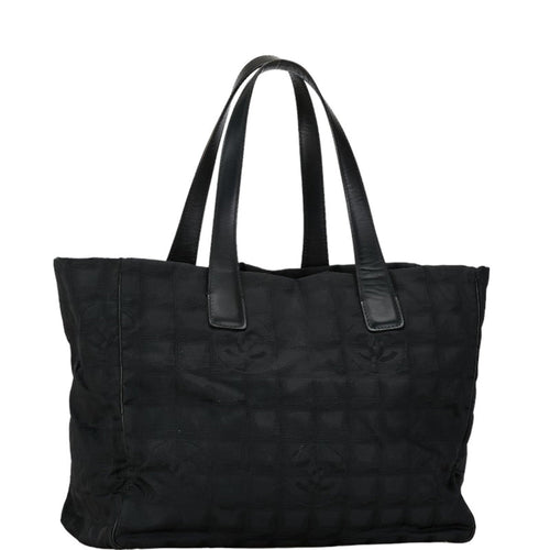 Chanel New Travel Line Black New Travel Line Pochette Pouch Tote Bag (Pre-Owned)