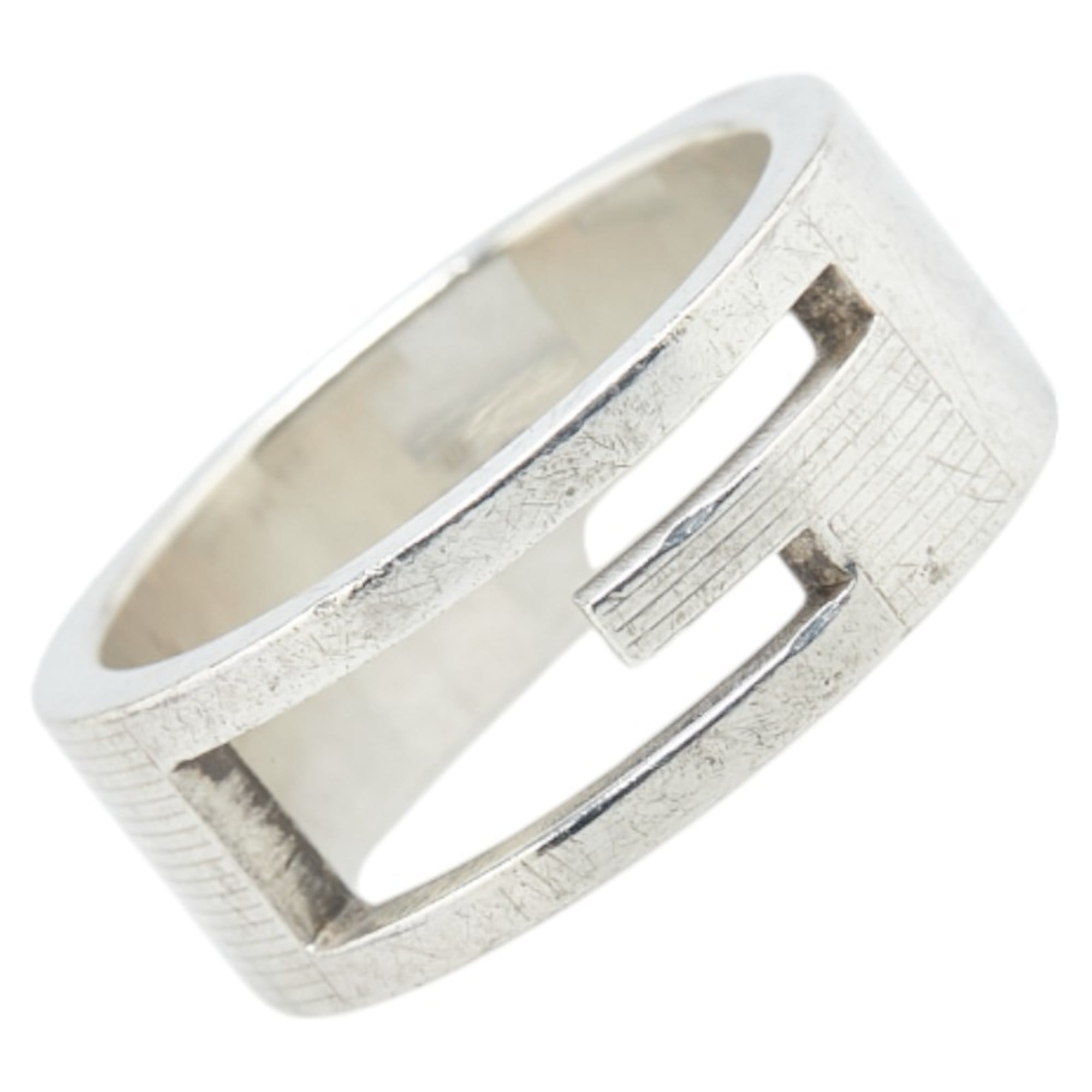 Gucci Silver 925 Band Ring (Pre-Owned)