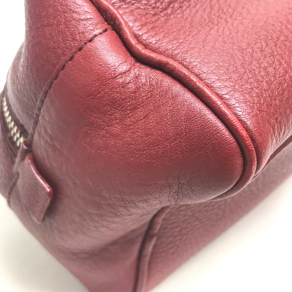 Prada Red Leather Pouch (Pre-Owned)