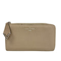 Louis Vuitton Parnassea Beige Leather Long Wallet (Bi-Fold) (Pre-Owned)