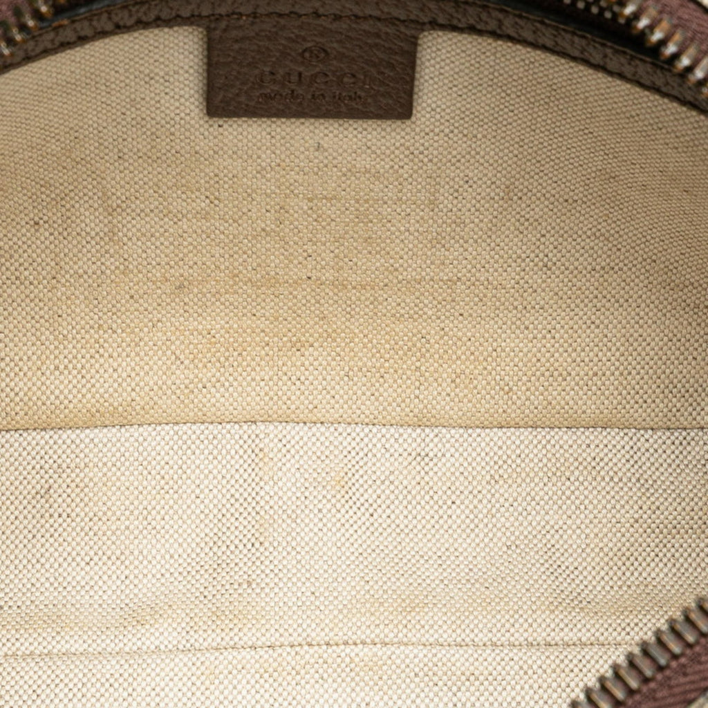 Gucci Beige Brown Pvc Leather Sling Bag (Pre-Owned)