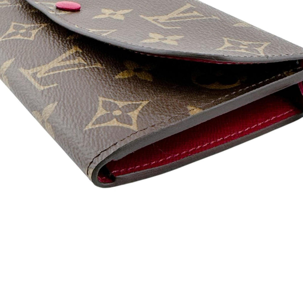 Louis Vuitton Monogram Brown Rouge Monogram Long Wallet (Bi-Fold) (Pre-Owned)