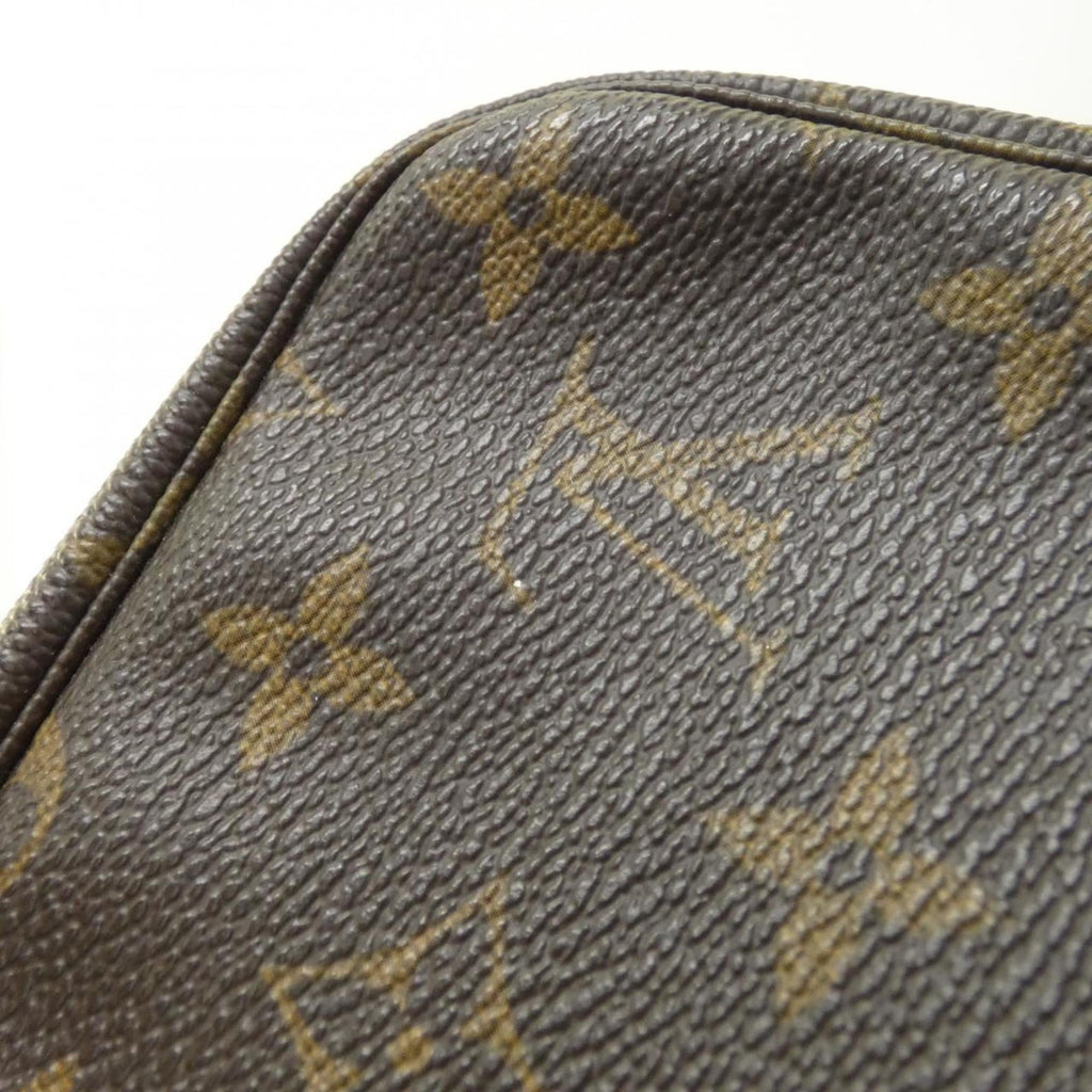 Louis Vuitton Marron Monogram Coated Canvas Pochette Pouch (Pre-Owned)