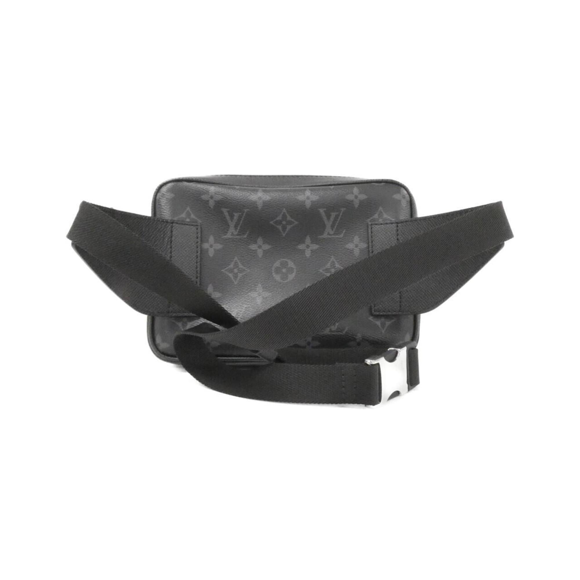 Louis Vuitton Black Coated Canvas Shoulder Bag (Pre-Owned)