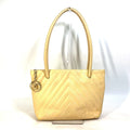 Chanel Yellow Leather Shoulder Bag (Pre-Owned)