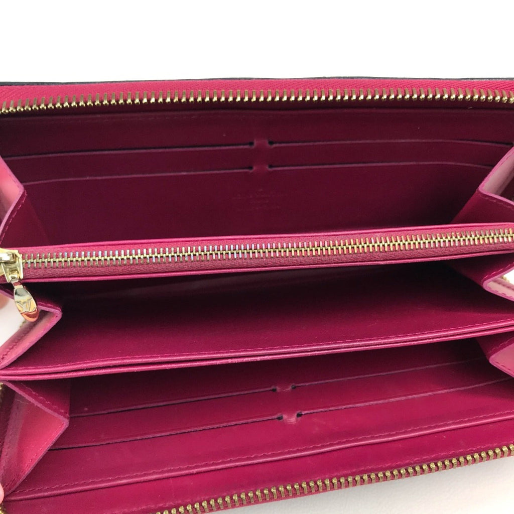 Louis Vuitton Pink Leather Long Wallet (Bi-Fold) (Pre-Owned)