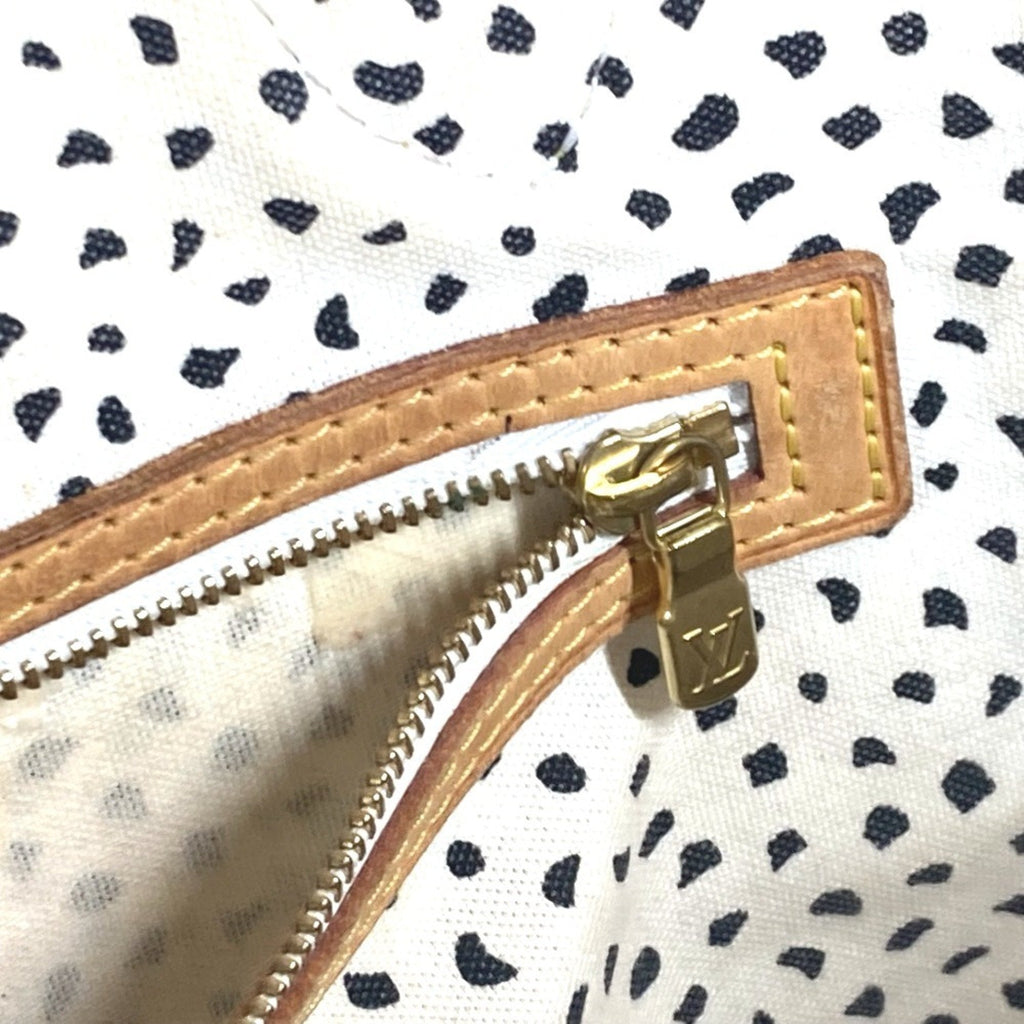Louis Vuitton Brown Monogram White Monogram Shoulder Bag Tote Bag (Pre-Owned)