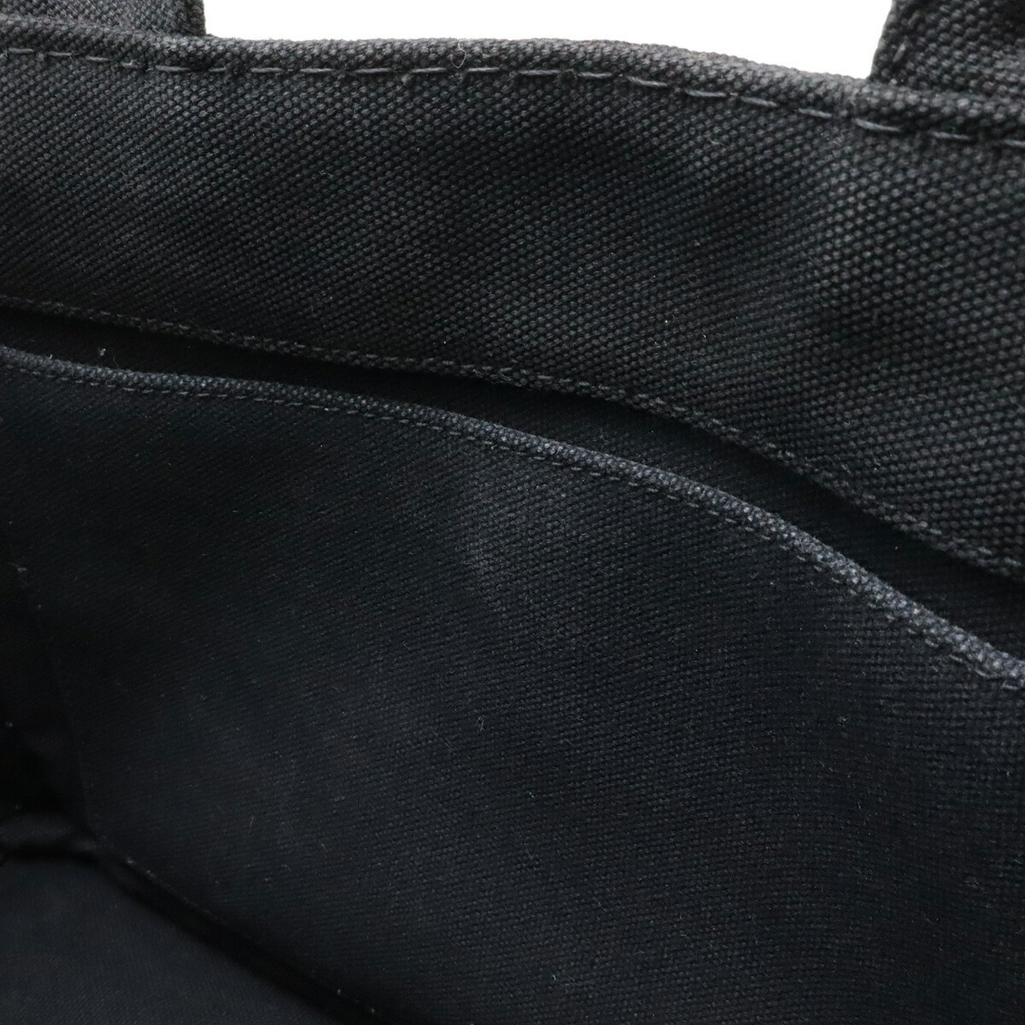 Prada Black Nero Canapa Canvas Handbag Shoulder Bag (Pre-Owned)