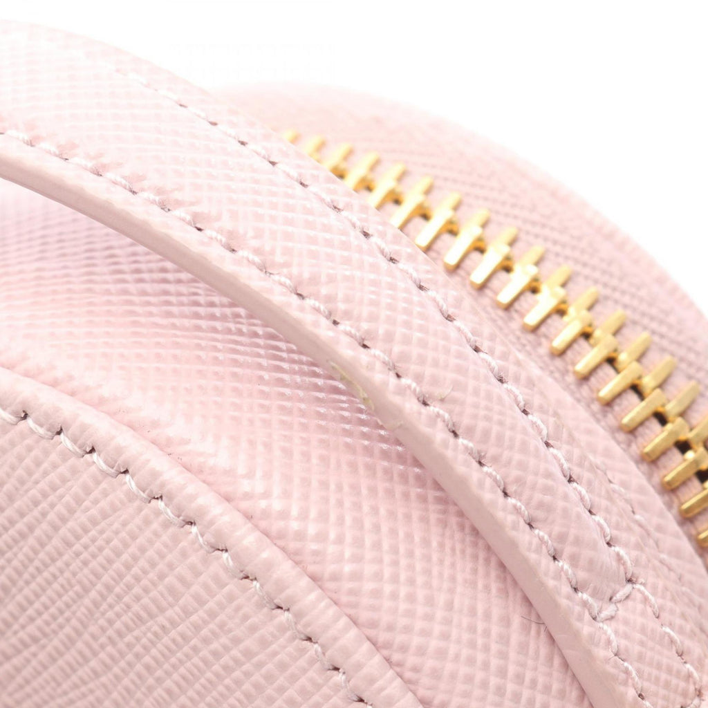 Prada Pink Saffiano Triangle Pouch Shoulder Bag (Pre-Owned)