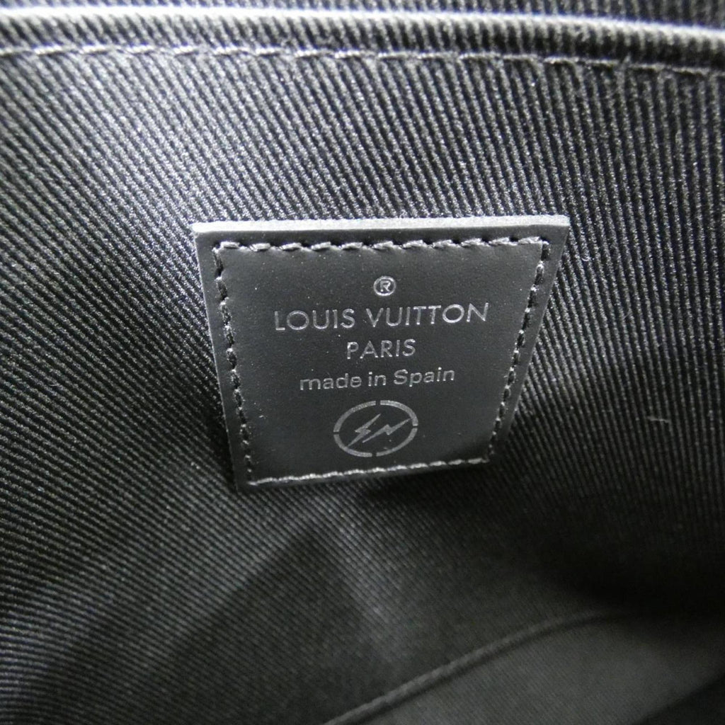 Louis Vuitton Black Coated Canvas Pouch (Pre-Owned)