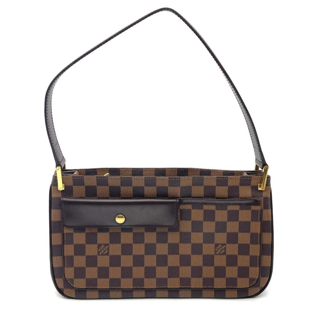 Louis Vuitton Brown Damier Canvas Ebene Damier Canvas Shoulder Bag (Pre-Owned)