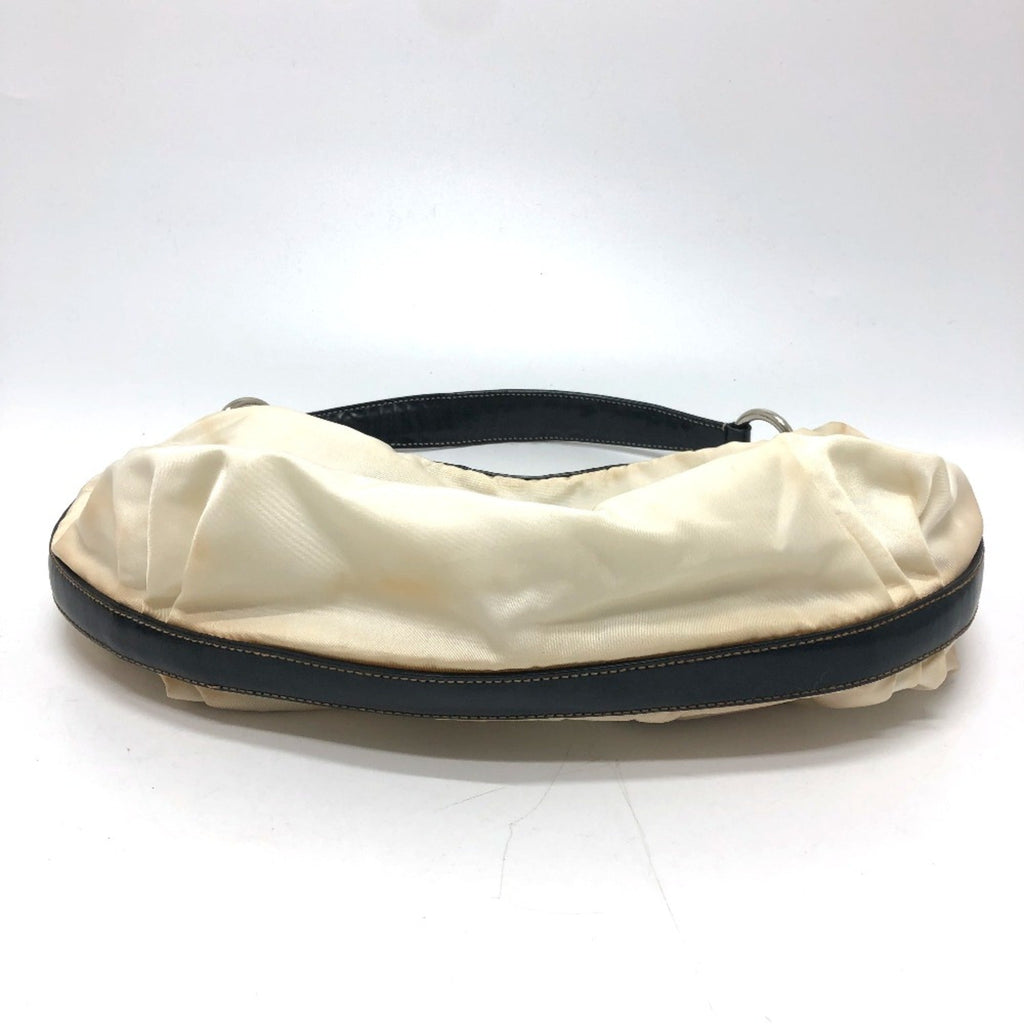 Prada White Cloth Shoulder Bag (Pre-Owned)