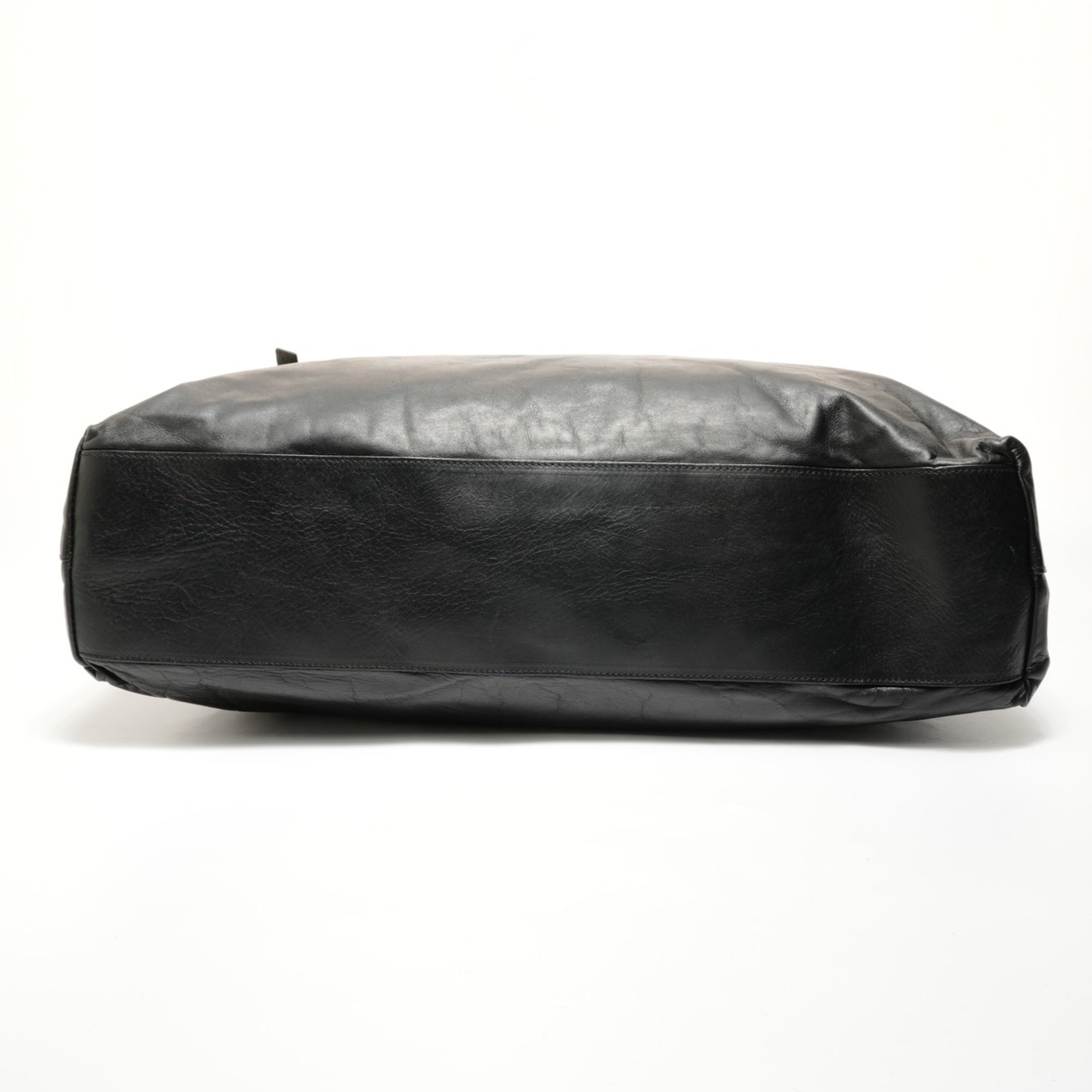 Prada Black Leather Tote Bag (Pre-Owned)