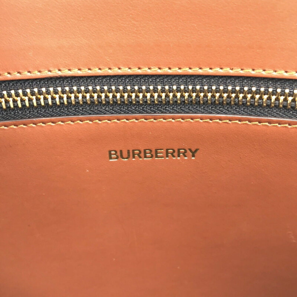 Burberry Brown Pvc Clutch Bag (Pre-Owned)