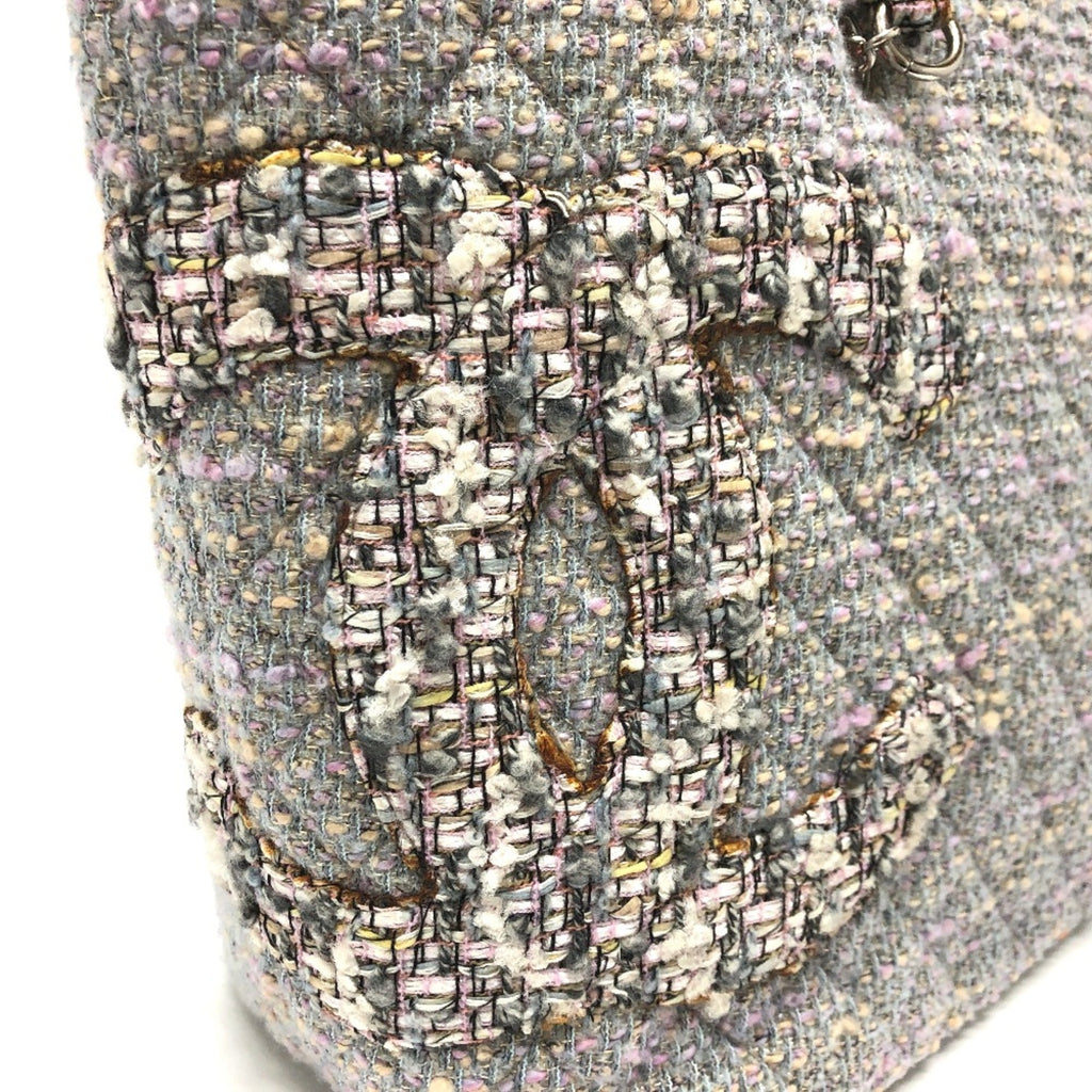 Chanel Purple Tweed Tote Bag (Pre-Owned)