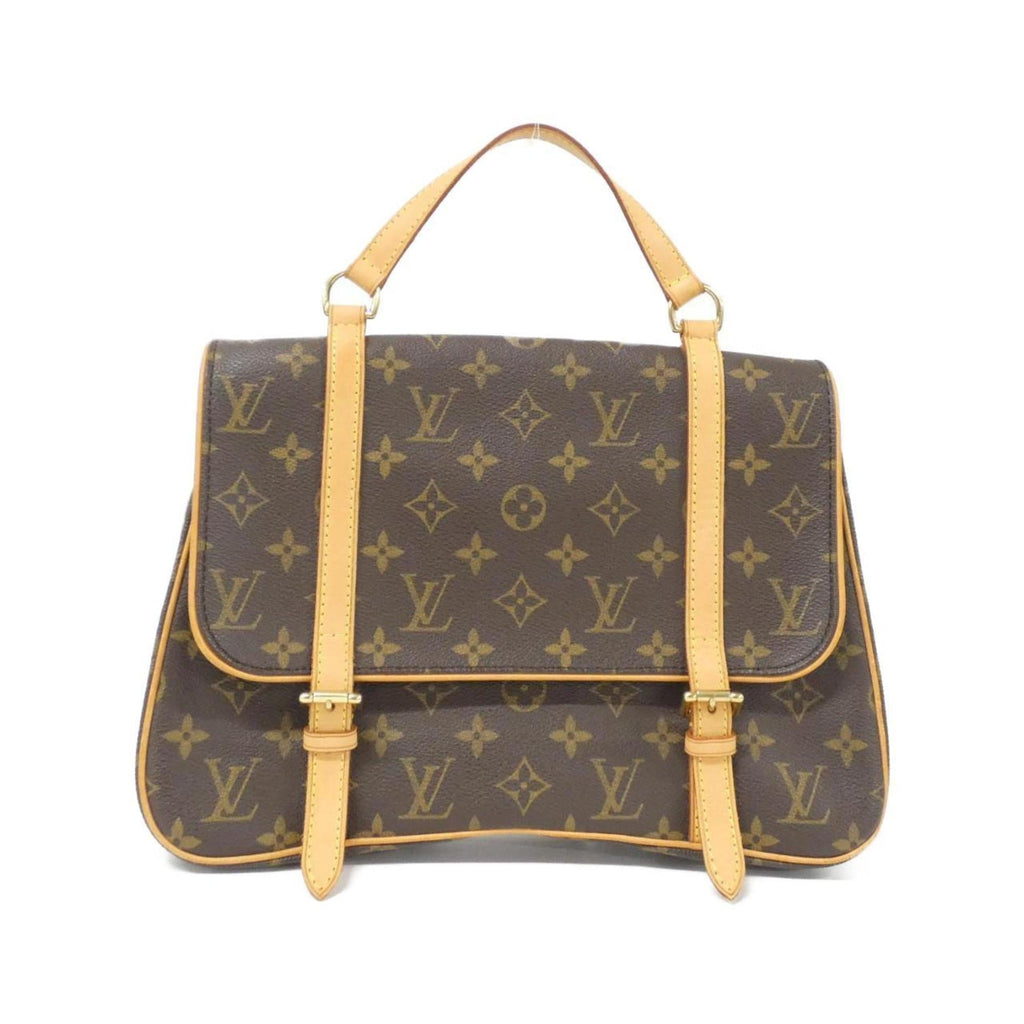 Louis Vuitton Marron Coated Canvas Backpack (Pre-Owned)