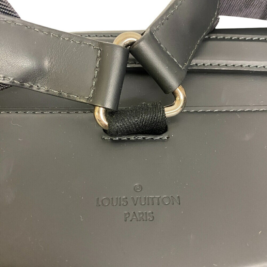 Louis Vuitton Damier Cobalt Gray Leather Backpack (Pre-Owned)