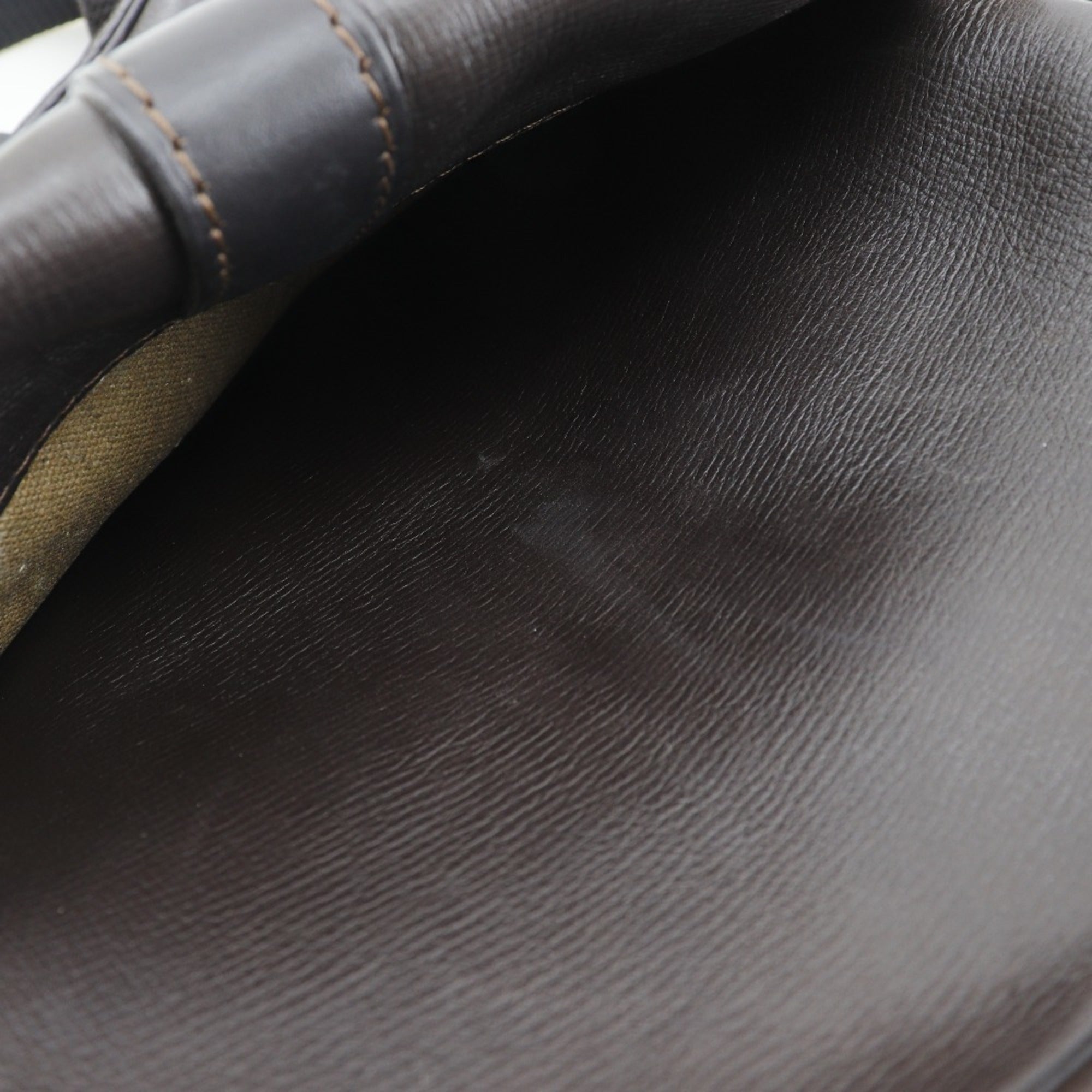 Louis Vuitton Brown Coffee Leather Shoulder Bag (Pre-Owned)