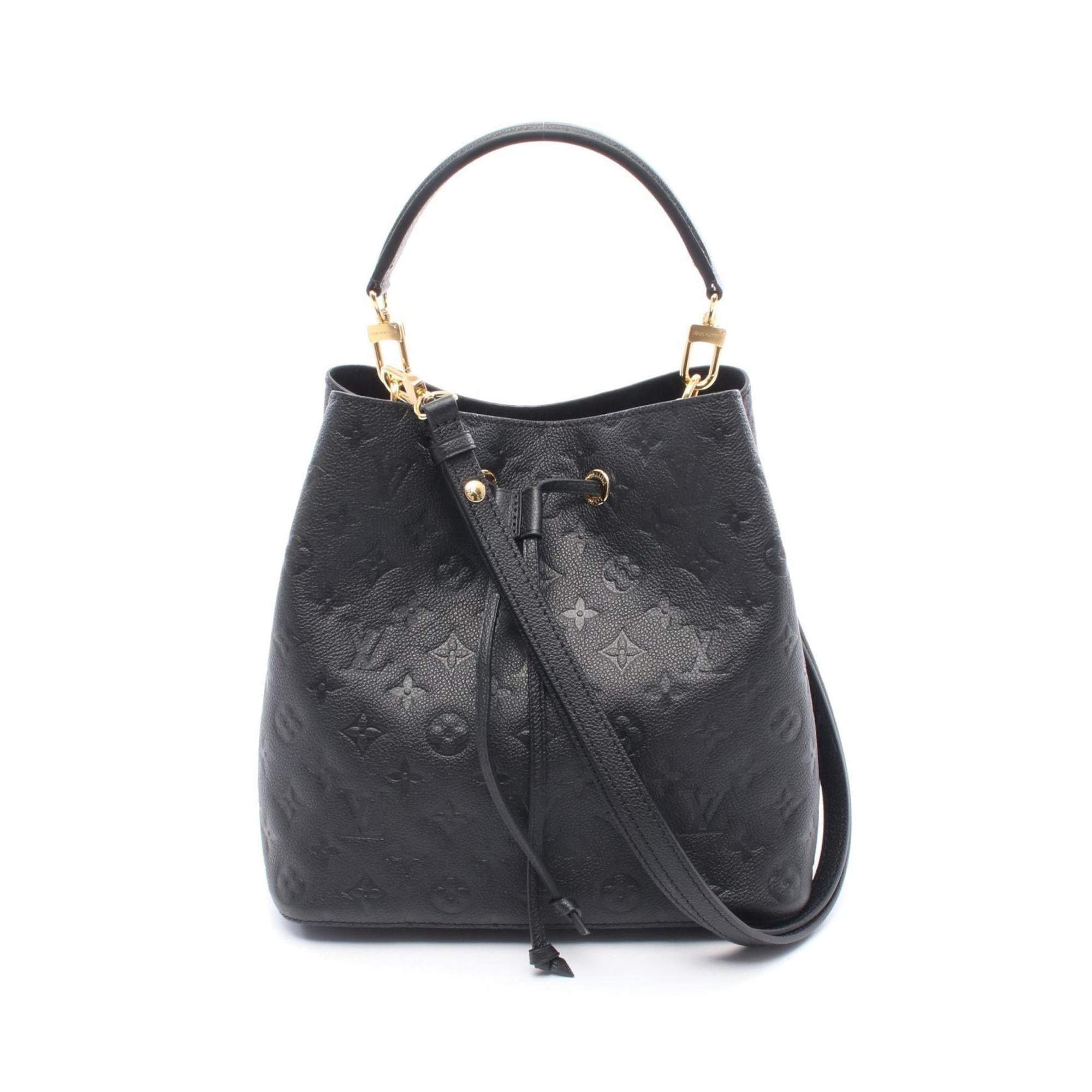 Louis Vuitton Black Monogram Empreinte Leather Handbag (Pre-Owned)