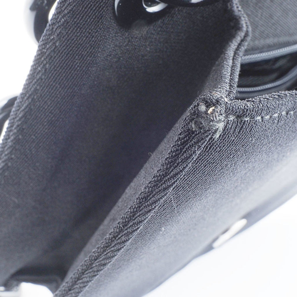 Prada Black Canvas Shoulder Bag (Pre-Owned)