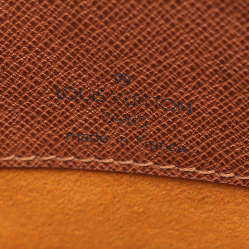 Louis Vuitton Brown Coated Canvas Leather Shoulder Bag (Pre-Owned)