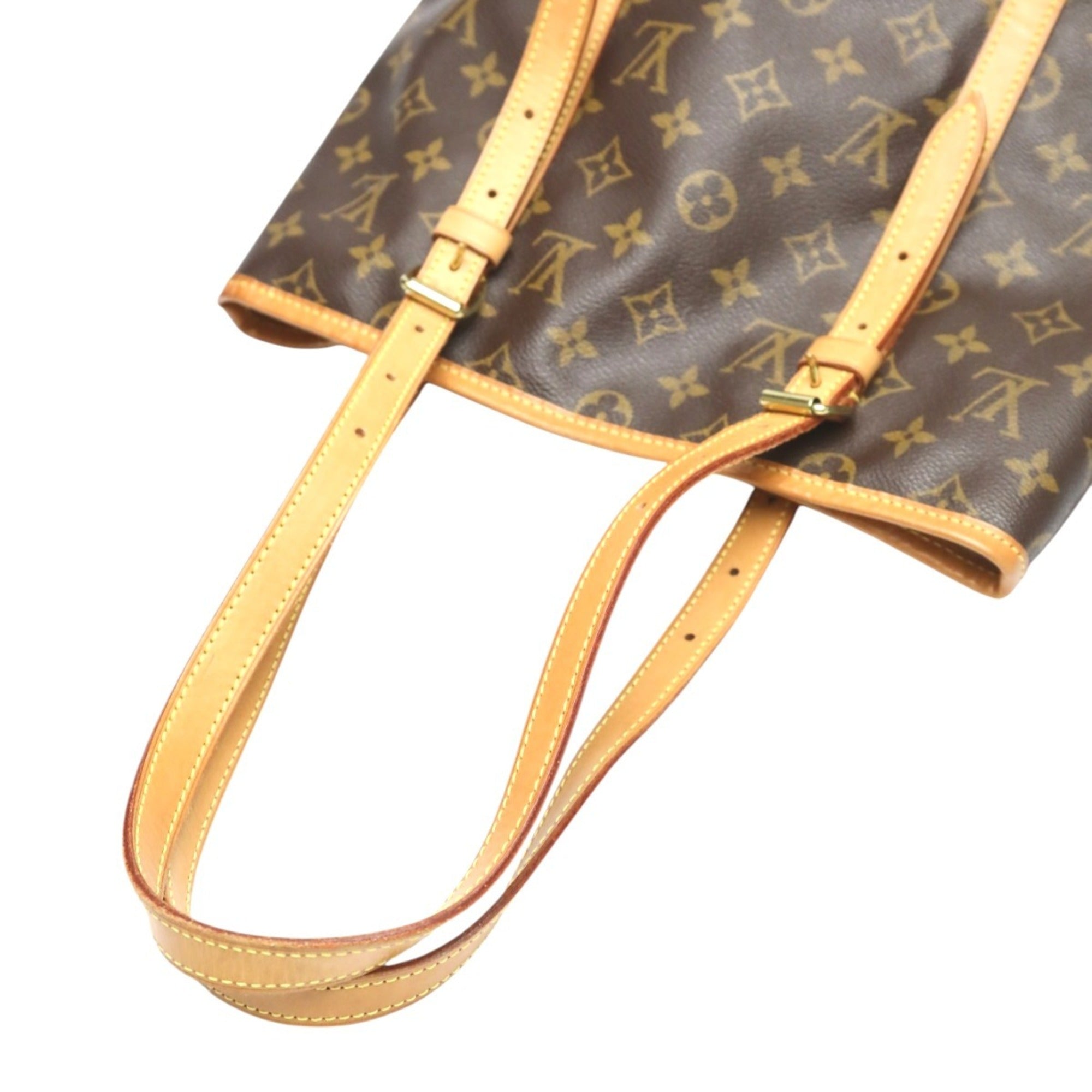 Louis Vuitton Brown Monogram Canvas Shoulder Bag Tote Bag (Pre-Owned)
