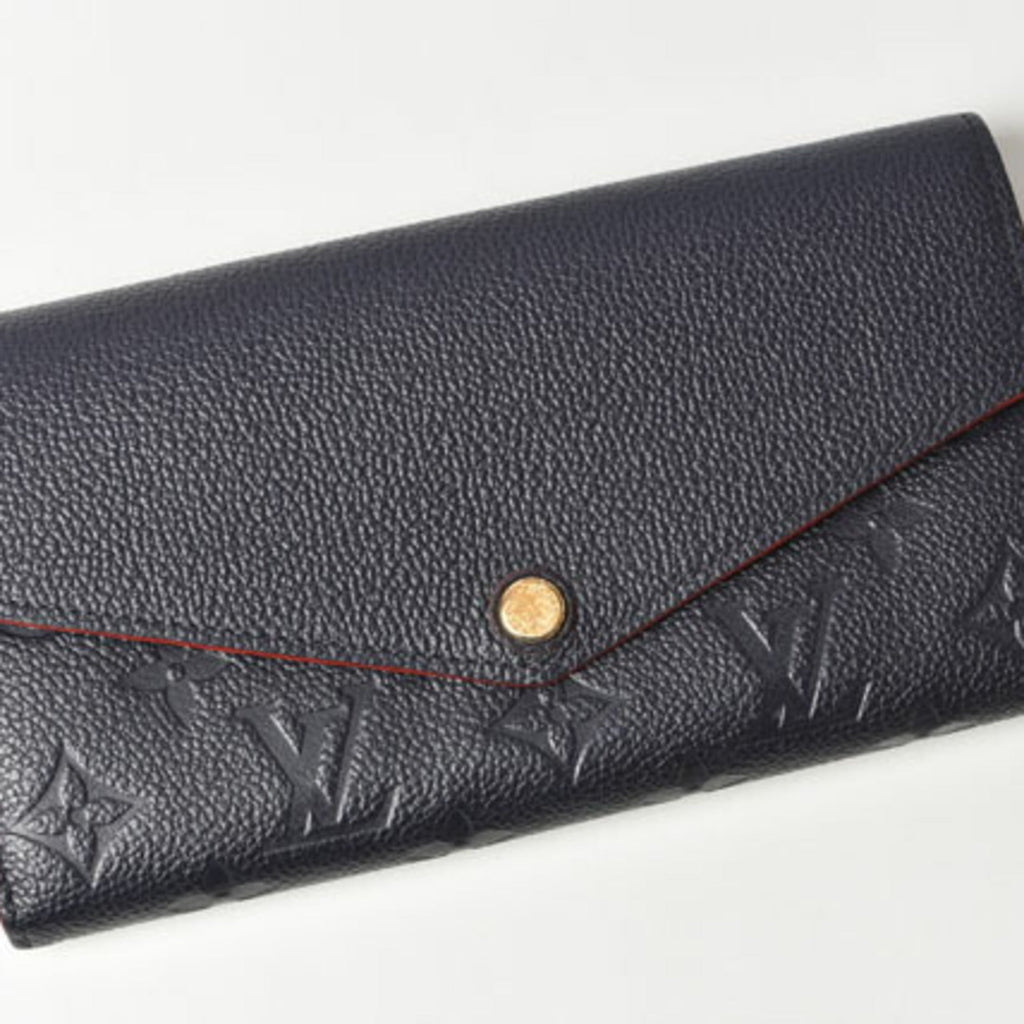 Louis Vuitton Rouge Monogram Empreinte Long Wallet (Bi-Fold) (Pre-Owned)
