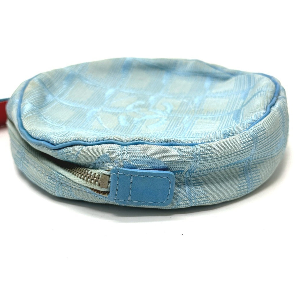 Chanel Blue Nylon Pouch (Pre-Owned)