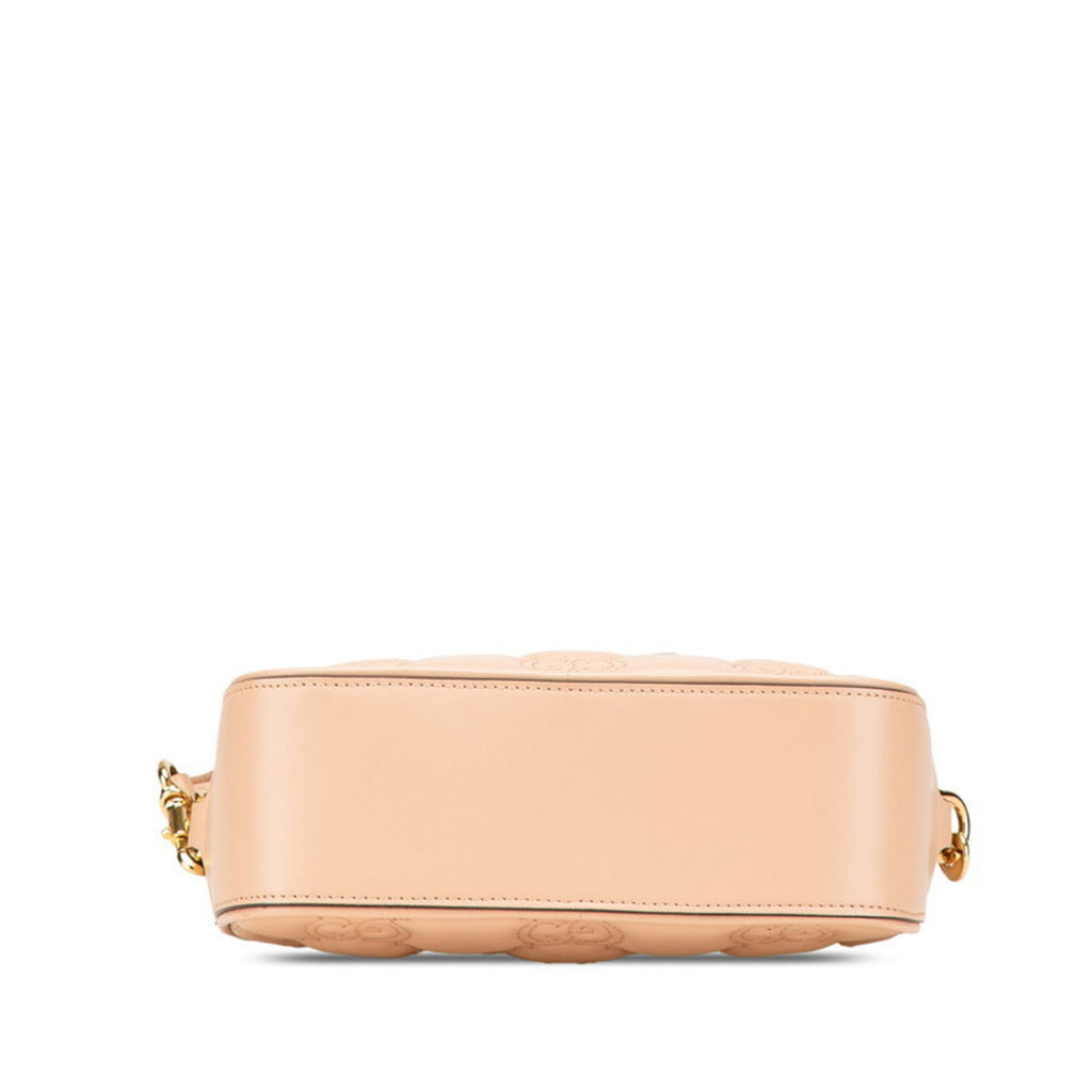 Gucci Beige Leather Shoulder Bag (Pre-Owned)