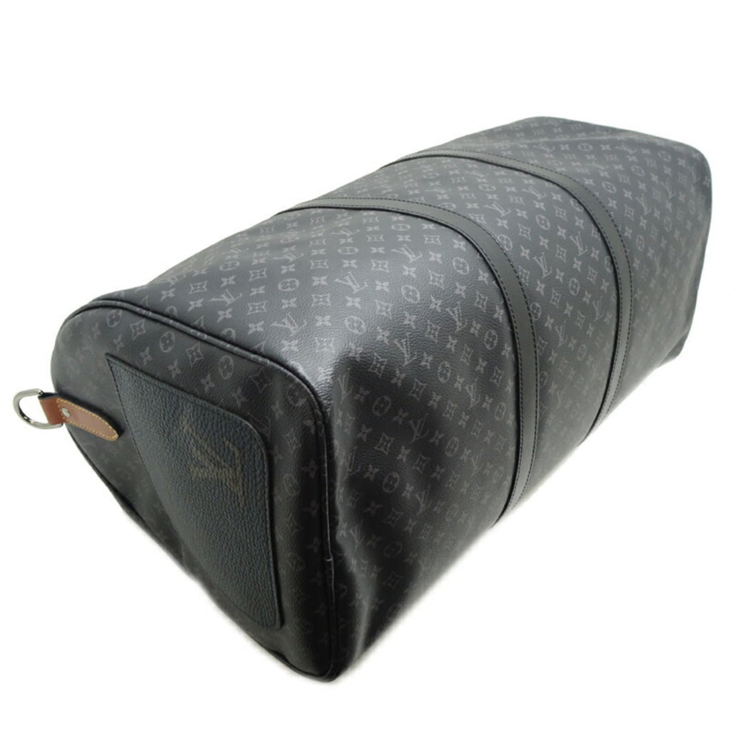 Louis Vuitton Collection Black Brown Green Monogram Eclipse Boston Bag (Pre-Owned)