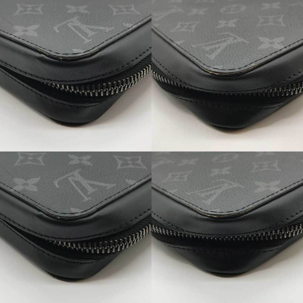 Louis Vuitton Monogram Eclipse Black Monogram Eclipse Long Wallet (Bi-Fold) (Pre-Owned)