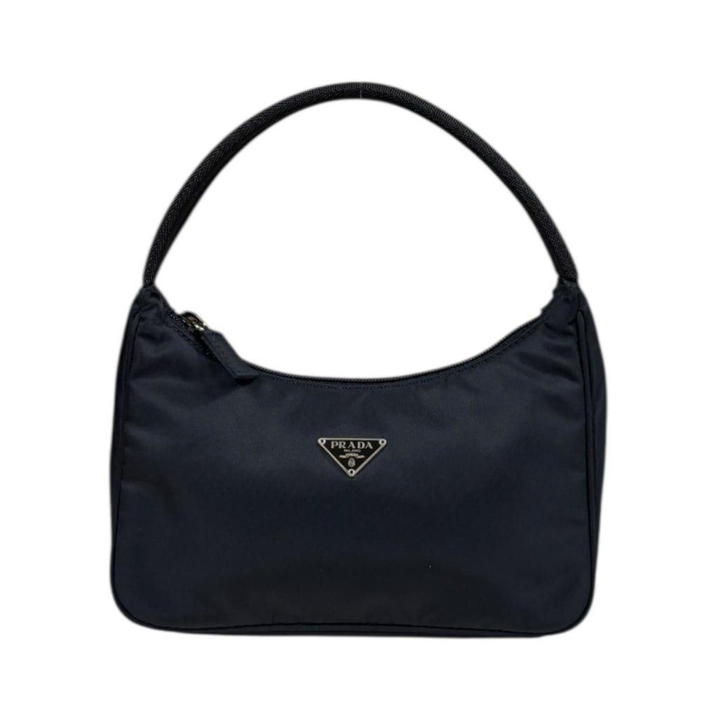 Prada Black Nero Nylon Handbag (Pre-Owned)