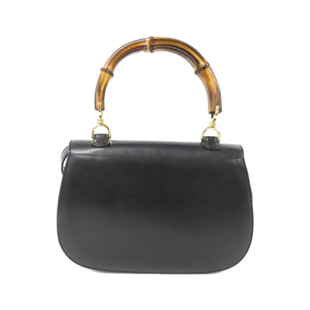 Gucci Black Leather Handbag (Pre-Owned)