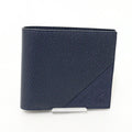 Prada Navy Saffiano Wallet (Bi-Fold) (Pre-Owned)