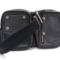 Gucci Black Leather Fanny Pack Sling Bag (Pre-Owned)