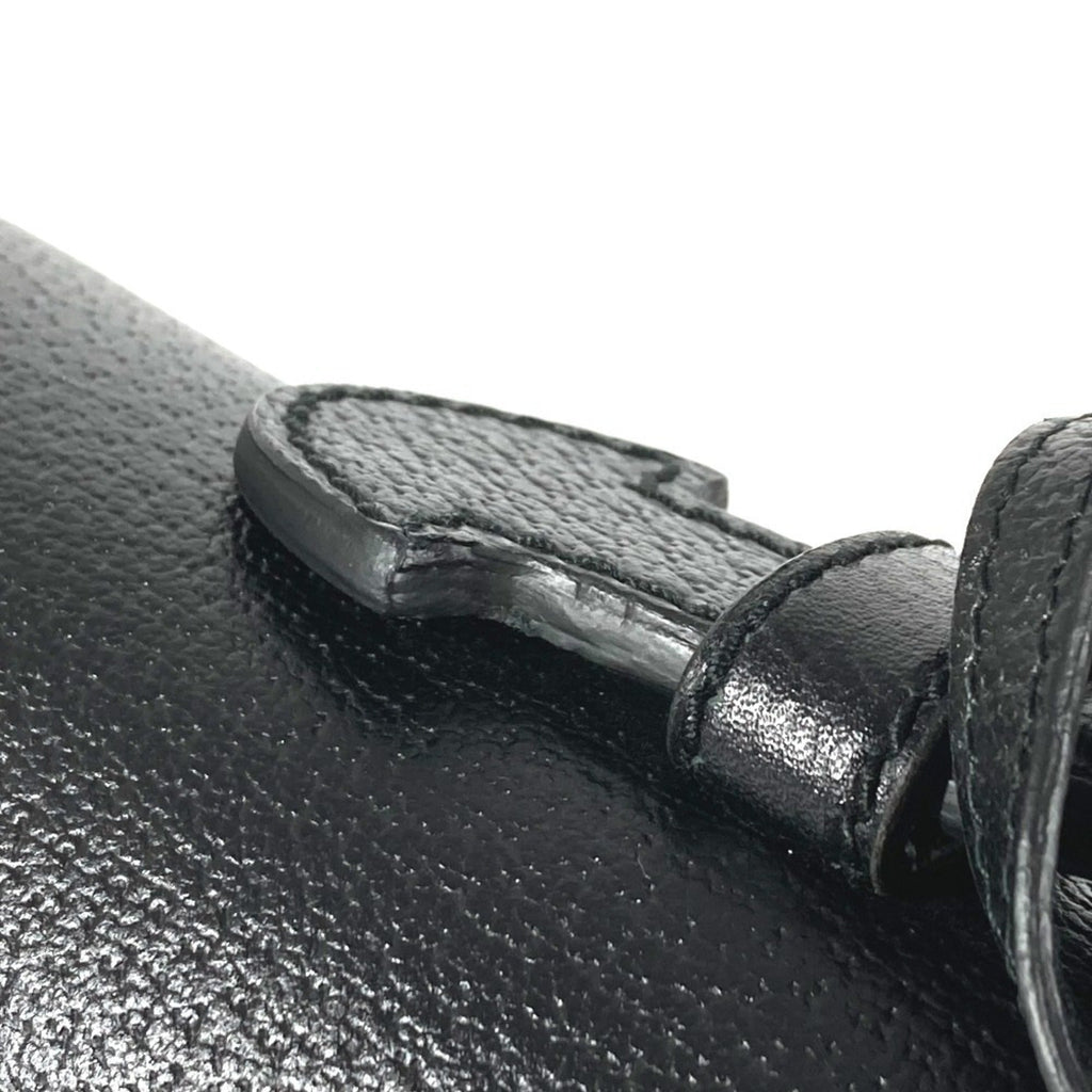 Gucci Black Leather Briefcase Handbag (Pre-Owned)