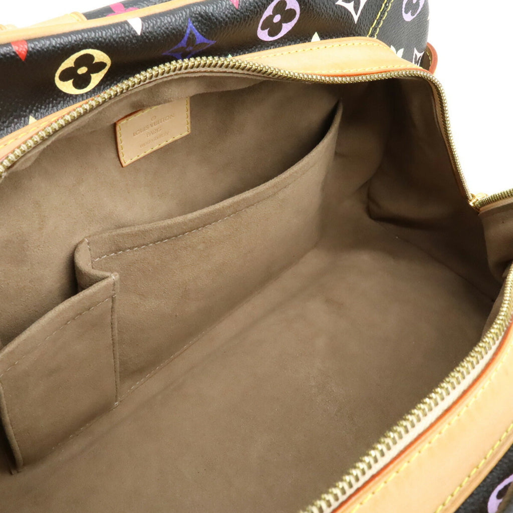 Louis Vuitton Black Multi-Color Noir Pvc Handbag Shoulder Bag (Pre-Owned)