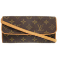 Louis Vuitton Brown Monogram Monogram Pochette Shoulder Bag (Pre-Owned)