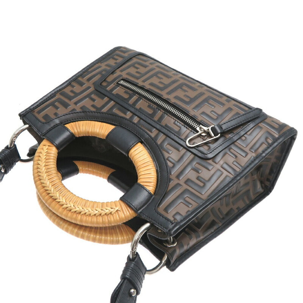 Fendi Brown Leather Handbag (Pre-Owned)