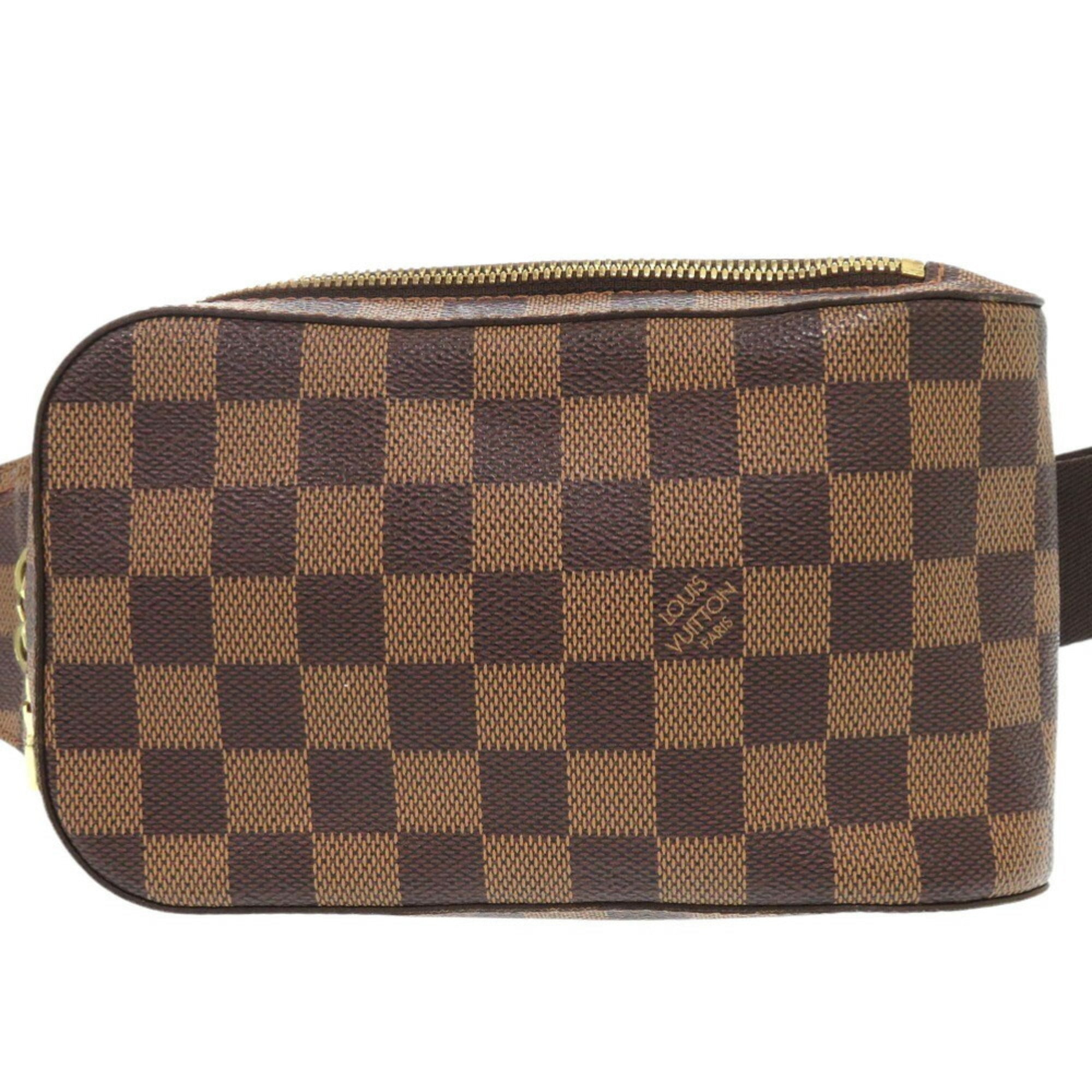 Louis Vuitton Damier Canvas Ebene Damier Canvas Sling Bag (Pre-Owned)