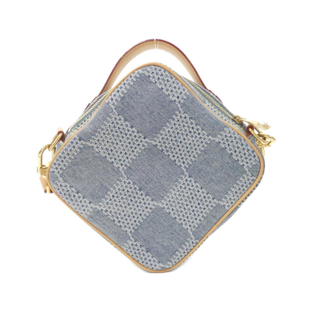 Louis Vuitton Blue Cotton Canvas Shoulder Bag (Pre-Owned)