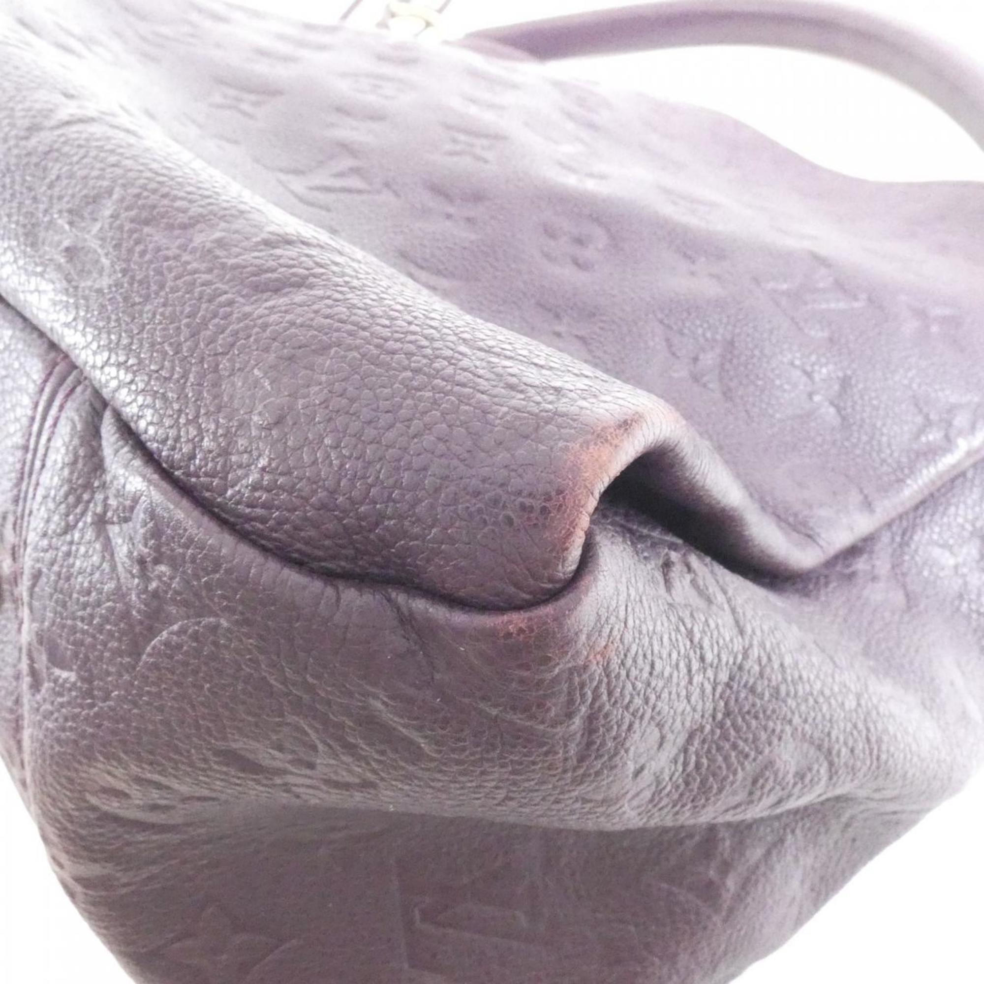 Louis Vuitton Leopard Purple Leather Shoulder Bag (Pre-Owned)