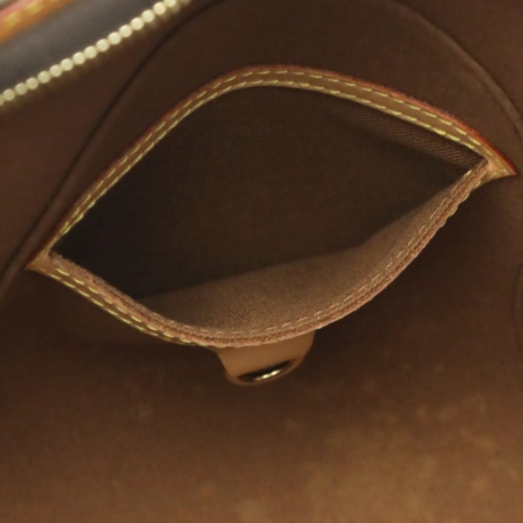 Louis Vuitton Brown Monogram Canvas Handbag (Pre-Owned)