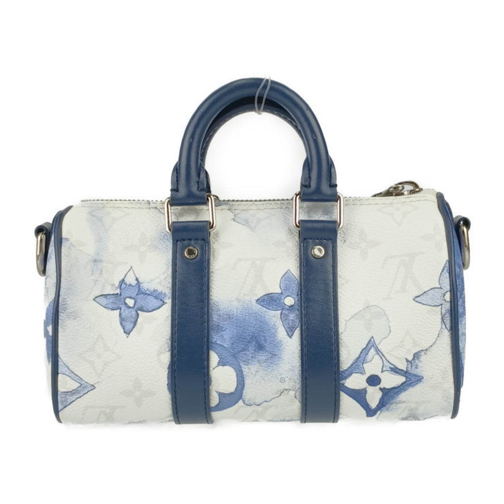 Louis Vuitton Blue Monogram White Monogram Handbag Shoulder Bag (Pre-Owned)