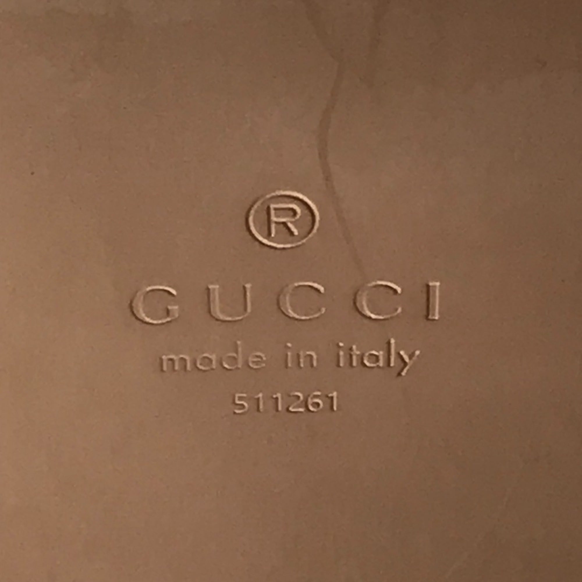 Gucci Beige Rubber Handbag (Pre-Owned)