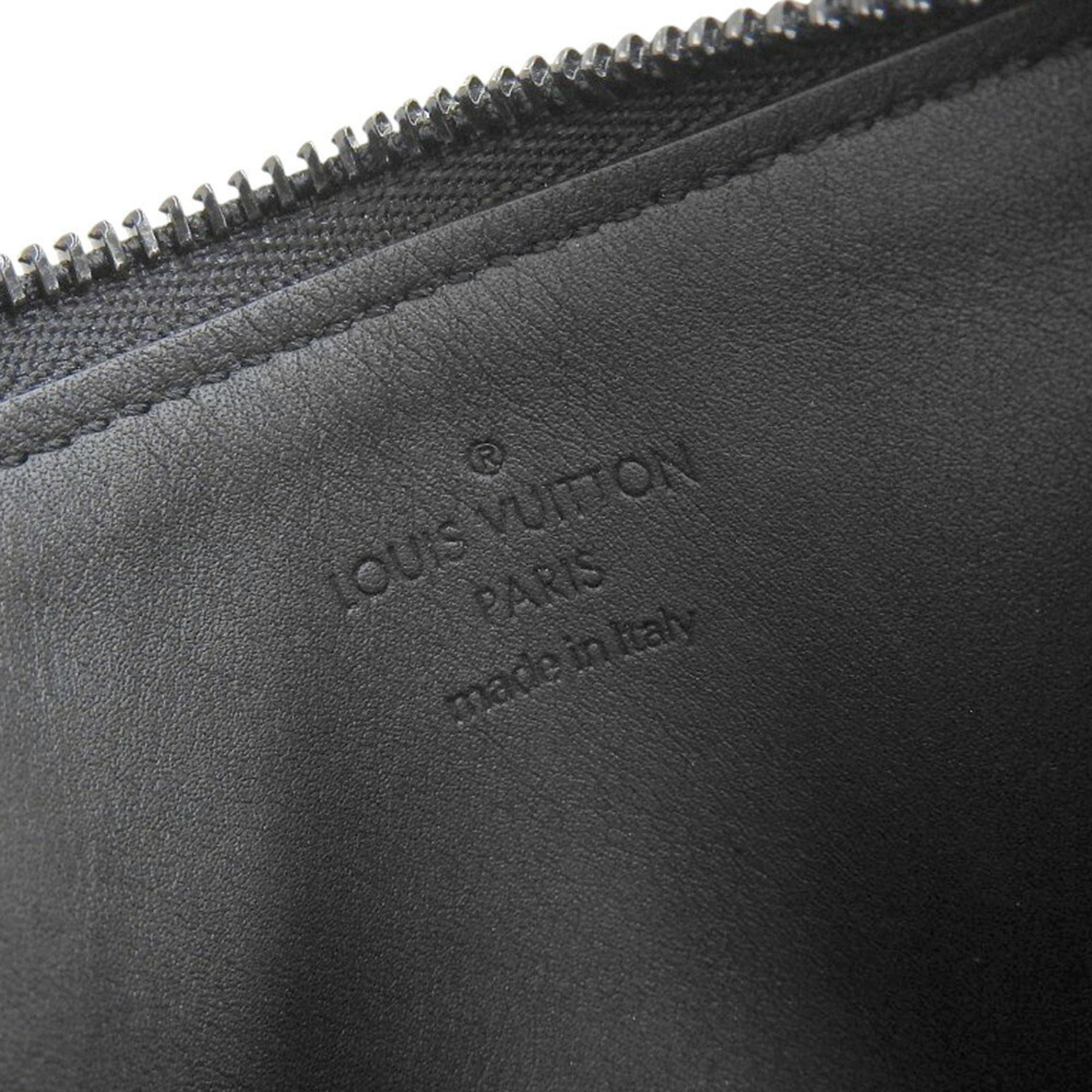 Louis Vuitton Black Noir Monogram Shadow Coin Purse/Coin Case (Pre-Owned)