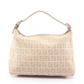 Fendi Beige Canvas Leather Handbag (Pre-Owned)