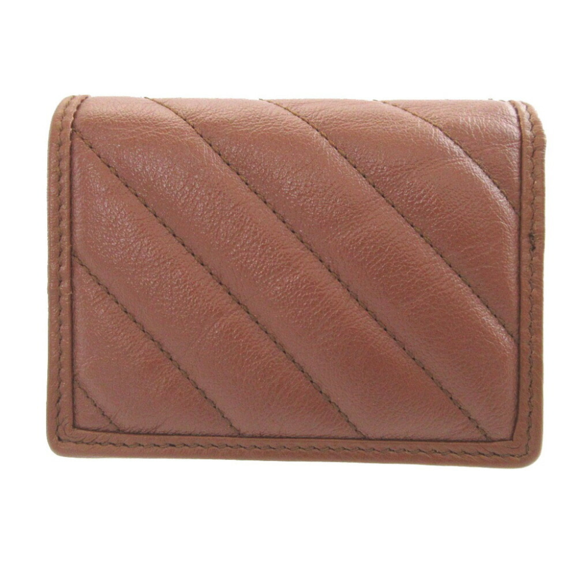 Gucci Brown Leather Coin Purse/Coin Case (Pre-Owned)