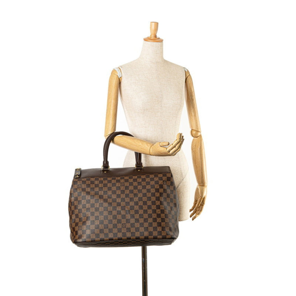 Louis Vuitton Brown Pvc Leather Boston Bag (Pre-Owned)